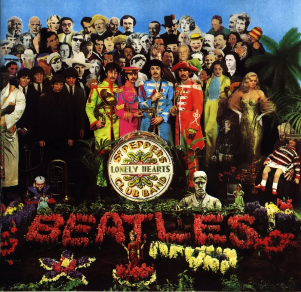 Carátula del histórico álbum Sgt. Pepper's Lonely Hearts Club Band (1967)